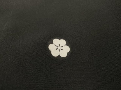 平和屋着物●本加賀友禅作家　西川健一　黒留袖　鴛鴦枝梅文　正絹　逸品　AABG3638cs