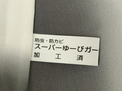 平和屋着物●上質な小紋　雪輪文　正絹　逸品　AABG3651ck