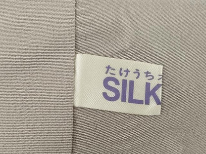 平和屋着物●京の名門　じゅらく謹製　帝王紫　訪問着　駒刺繍　亀甲枝花文　金彩　正絹　逸品　AABG3660ck