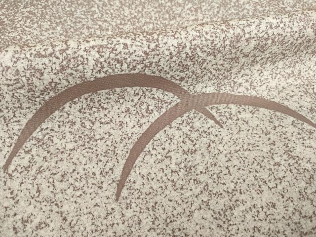 平和屋着物●訪問着　芝文　たたき染め　正絹　逸品　AABG3668ck