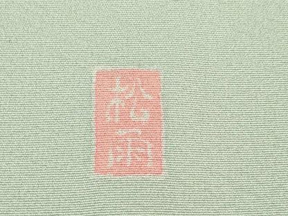 平和屋着物●十日町友禅作家　松雨　訪問着　草花文　正絹　逸品　AABG3675ck