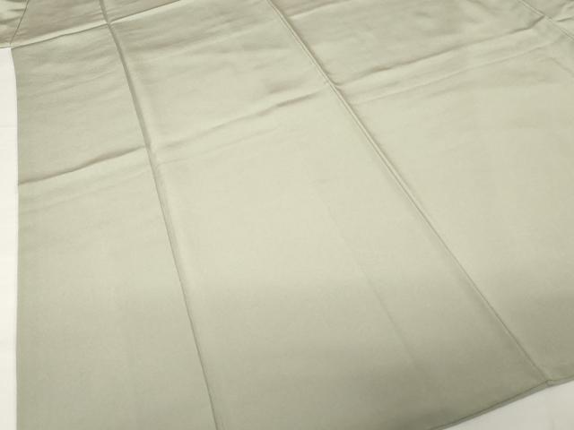 平和屋着物●加賀友禅の巨匠　初代　由水十久　色無地　灰汁色　正絹　逸品　AABG3709ck