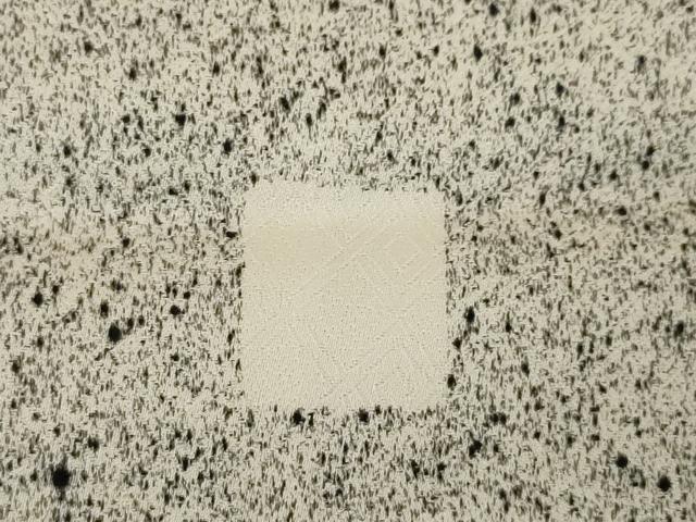 平和屋着物●訪問着　雪輪花文　暈し染め　金彩　正絹　逸品　AABG3712ck