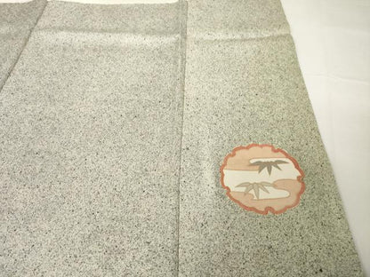 平和屋着物●訪問着　雪輪花文　暈し染め　金彩　正絹　逸品　AABG3712ck