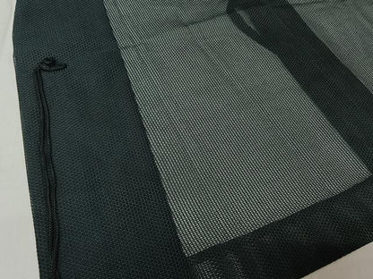 平和屋着物▽道中着　スリーシーズン　春夏秋　塵除け　暗黒色　正絹　逸品　AABG3721jh