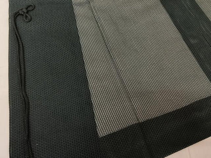 平和屋着物▽道中着　スリーシーズン　春夏秋　塵除け　暗黒色　正絹　逸品　AABG3723jh