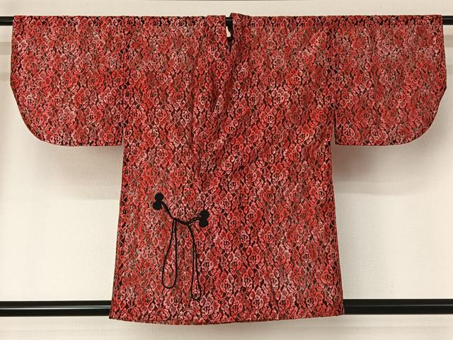 平和屋着物▽道中着 スリーシーズン 春夏秋 塵除け 草花文 AABG3724jh