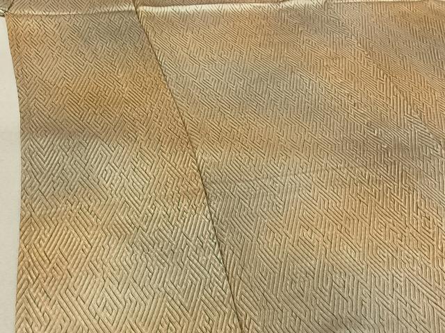 平和屋着物▽上質な小紋 単衣 総絞り 霞文 正絹 逸品 AABG3743jh