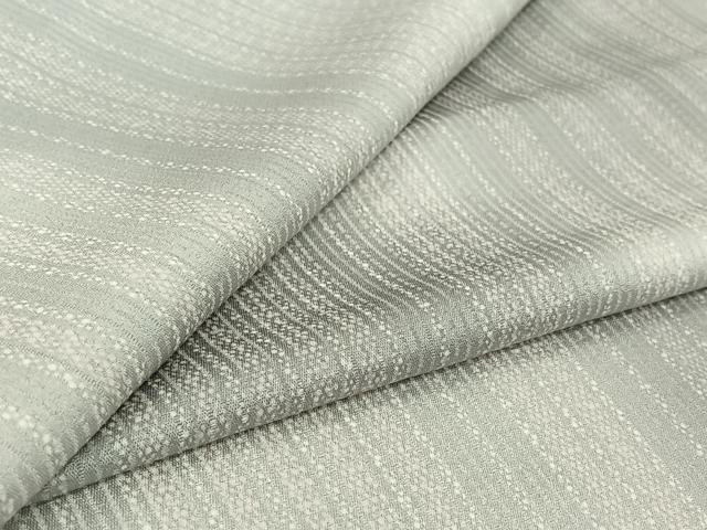 平和屋着物▽上質な小紋 単衣 縞 暈し染め 正絹 逸品 AABG3744jh