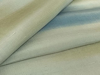 平和屋着物▽上質な紬 単衣 霞文 暈し染め 正絹 逸品 AABG3753jh