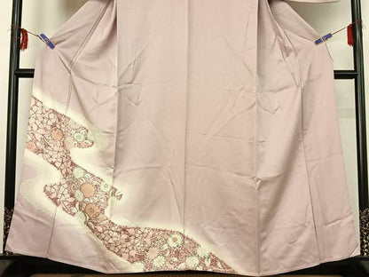 平和屋着物▽訪問着 単衣 辻が花 暈し染め 伊勢丹扱い 正絹 逸品 AABG3756jh