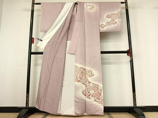 平和屋着物▽訪問着 単衣 辻が花 暈し染め 伊勢丹扱い 正絹 逸品 AABG3756jh
