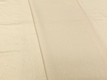 平和屋着物▽無地絵羽訪問着 単衣 箔散らし地紋 亜麻色 正絹 逸品 AABG3762jh