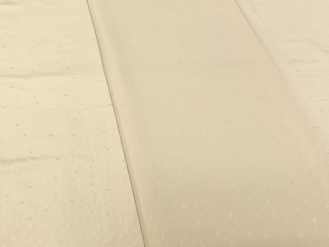 平和屋着物▽無地絵羽訪問着 単衣 箔散らし地紋 亜麻色 正絹 逸品 AABG3762jh