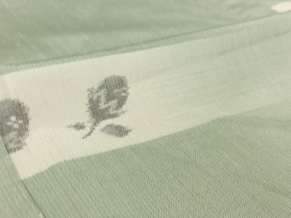 平和屋着物▽上質な紬　単衣　成り物　正絹　逸品　AABG3773jh