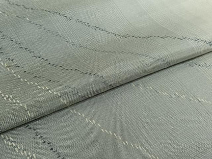 平和屋着物▽上質な紬 単衣 変わり斜縞 正絹 逸品 AABG3779jh