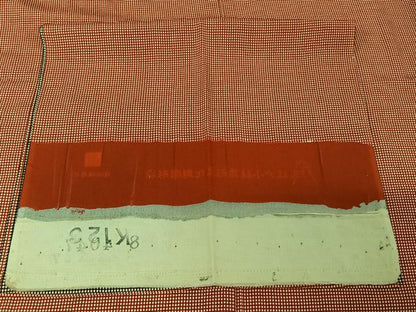 平和屋着物▽江戸小紋 単衣 角通し 両面染 反端付き 正絹 逸品 AABG3783jh