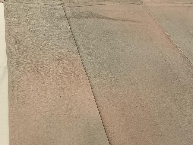 平和屋着物▽上質な小紋 単衣 霞文 暈し染め 正絹 逸品 AABG3792jh
