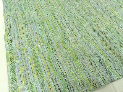 平和屋着物▽道行コート スリーシーズン 春夏秋 塵除け 組織 立涌文 正絹 逸品 AABG3794jh