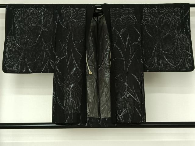 平和屋着物▽羽織 スリーシーズン 春夏秋 塵除け 草花文 正絹 逸品 AABG3797jh