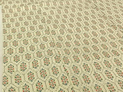 平和屋着物▽本塩沢 単衣 亀甲文 正絹 逸品 AABG3818jh