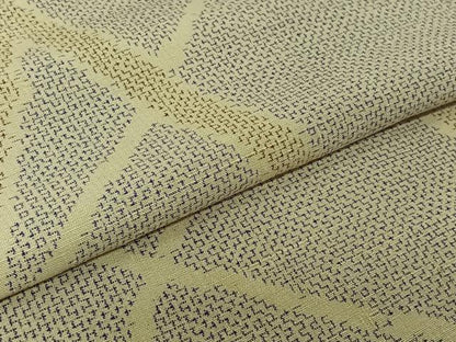 平和屋着物▽上質な紬 単衣 竹文 正絹 逸品 AABG3834jh