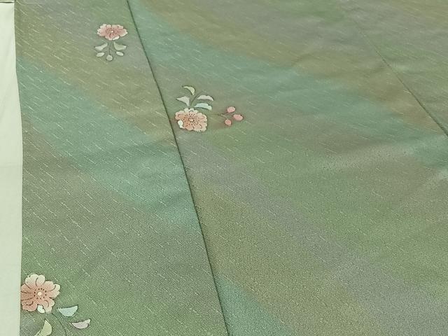 平和屋着物▽上質な小紋 単衣 辻が花 暈し染め 正絹 逸品 AABG3837jh