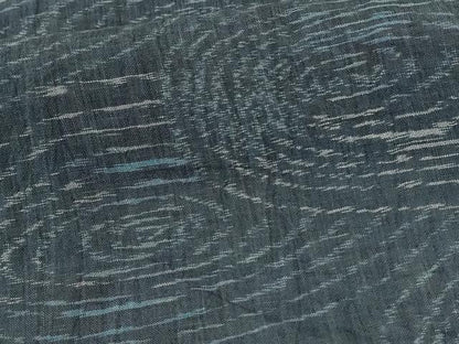平和屋着物＊夏物 小千谷ちぢみ 流水文 麻 逸品 AABG3844jd