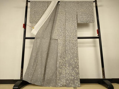 平和屋着物＊夏物 訪問着 紗 葉尽くし 正絹 逸品 AABG3853jd