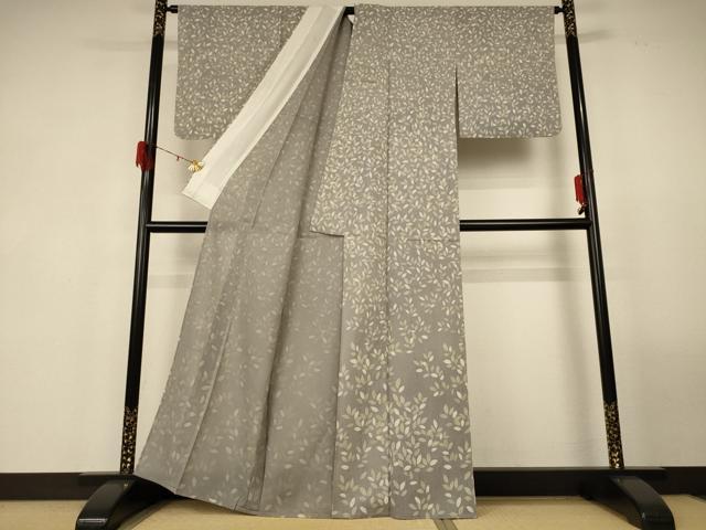 平和屋着物＊夏物 訪問着 紗 葉尽くし 正絹 逸品 AABG3853jd