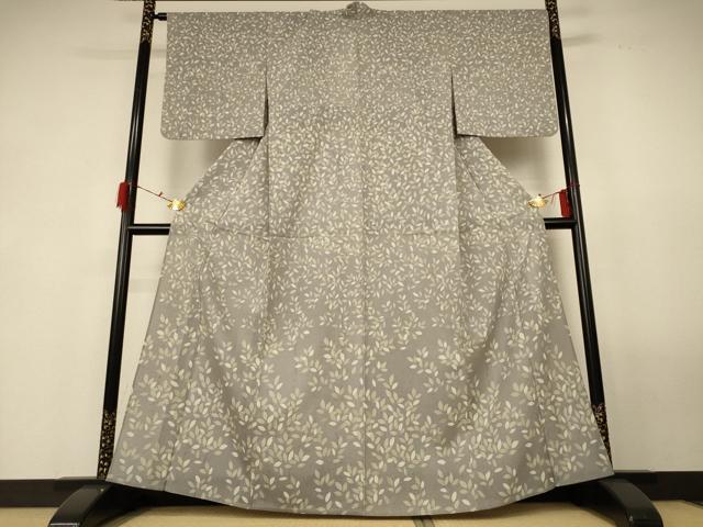 平和屋着物＊夏物 訪問着 紗 葉尽くし 正絹 逸品 AABG3853jd