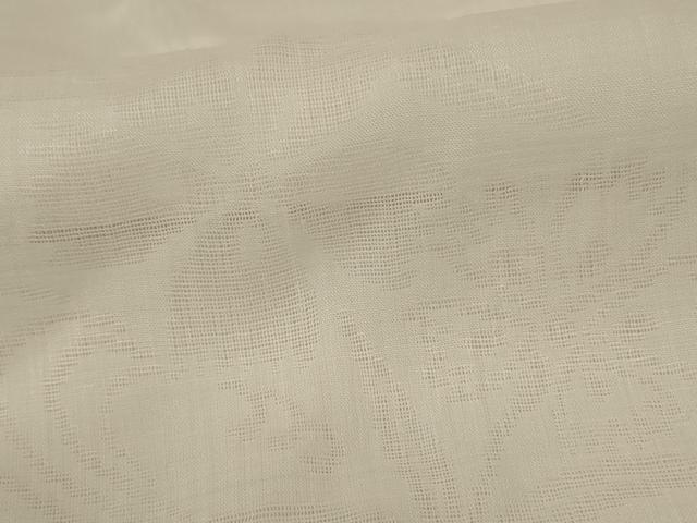 平和屋着物＊夏物 長襦袢 流水草花紋紗 白色 AABG3857jd