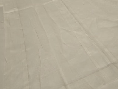 平和屋着物＊夏物 長襦袢 草花紋紗 白色 正絹 逸品 AABG3860jd