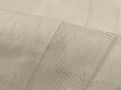 平和屋着物＊夏物 長襦袢 草花紋紗 白色 正絹 逸品 AABG3860jd
