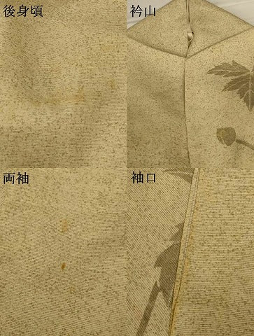 平和屋着物＊夏物 訪問着 絽 草花文 金彩 高島屋扱い 正絹 逸品 AABG3864jd