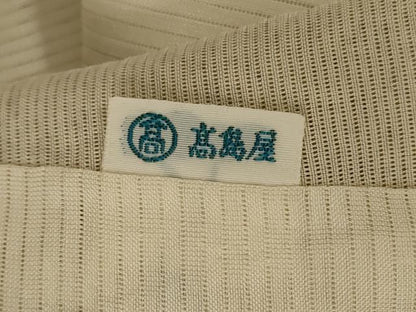 平和屋着物＊夏物 訪問着 絽 草花文 金彩 高島屋扱い 正絹 逸品 AABG3864jd