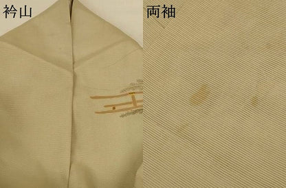 平和屋着物＊夏物 訪問着 絽 刺繍 渡橋風景文 金彩 ロング丈 正絹 逸品 AABG3868jd
