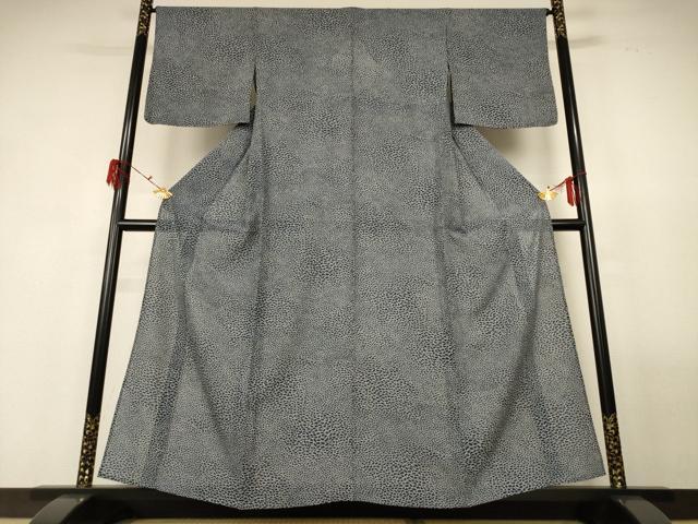 平和屋着物＊夏物 小紋 絽 地紙尽くし 正絹 逸品 AABG3871jd