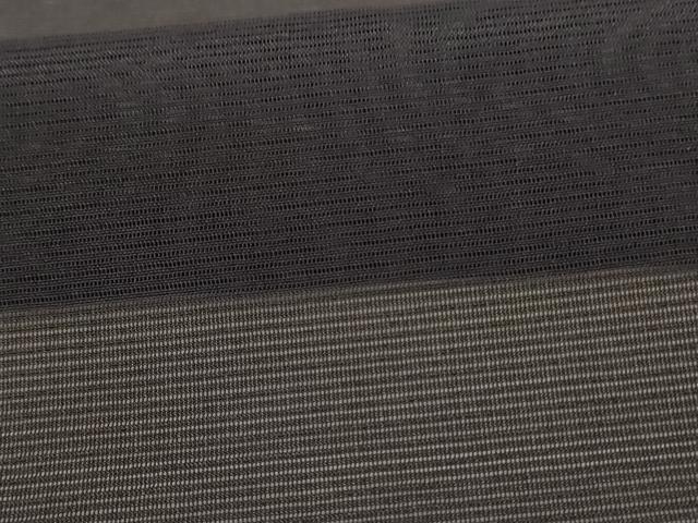 平和屋着物＊夏物 色無地 絽 紫黒色 正絹 逸品 AABG3880jd