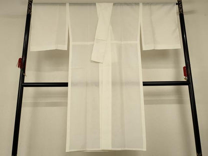 平和屋着物＊夏物 長襦袢 絽 白色 洗える着物 AABG3884jd