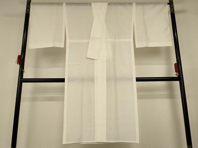 平和屋着物＊夏物 長襦袢 絽 白色 洗える着物 AABG3884jd