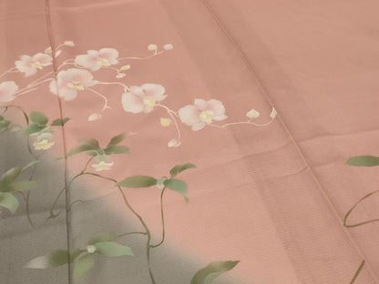 平和屋着物＊夏物 訪問着 絽 胡蝶蘭 正絹 逸品 AABG3890jd