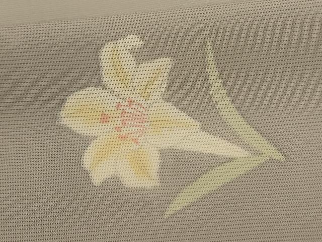 平和屋着物＊夏物 小紋 絽 舞花文 ゑり善扱い 正絹 逸品 AABG3891jd