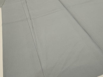 平和屋着物＊夏物 色無地 絽 灰青色 正絹 逸品 AABG3893jd