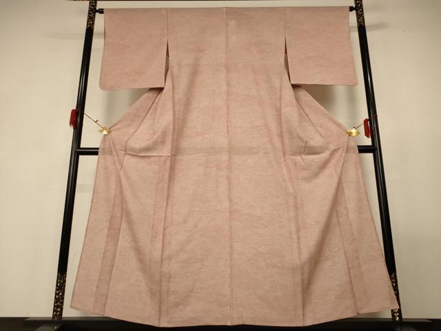 平和屋着物＊夏物 江戸小紋 絽 風景草花文 正絹 逸品 AABG3899jd