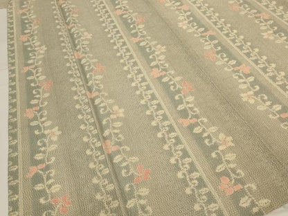 平和屋着物＊夏物 本場大島紬 夏大島 花唐草間道 正絹 逸品 AABG3900jd