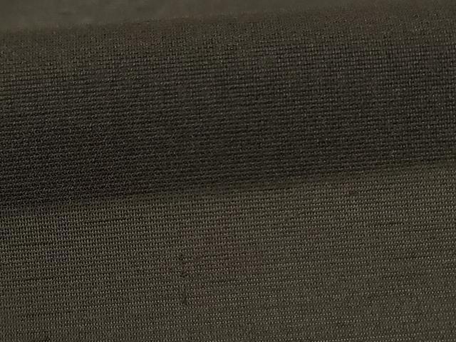 平和屋着物＊夏物 男性 色無地 紗 黒色 キングサイズ 正絹 逸品 AABG3927jd