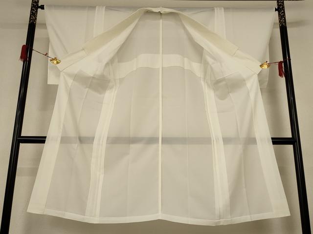 平和屋着物＊夏物 長襦袢 絽 白色 正絹 逸品 AABG3932jd