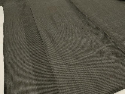 平和屋着物＊夏物 小千谷ちぢみ 格子 麻 逸品 AABG3935jd