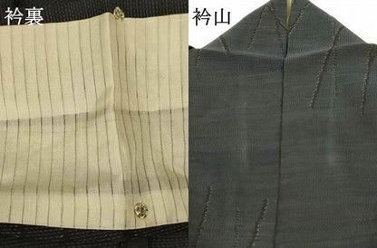 平和屋着物＊夏物 本場大島紬 夏大島 抽象文 正絹 逸品 AABG3939jd